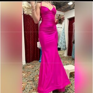 Jessica Angel “Barbie” Prom dress in Magenta, Fuschia, Pink shade